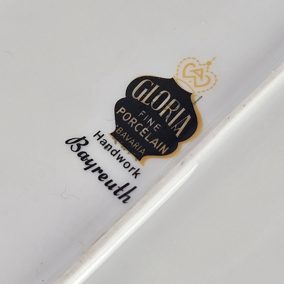 GLORIA Fine Porcelain Bavaria Bayreuth Platter - Fragonar, Set of 2 - Picture 8 of 10